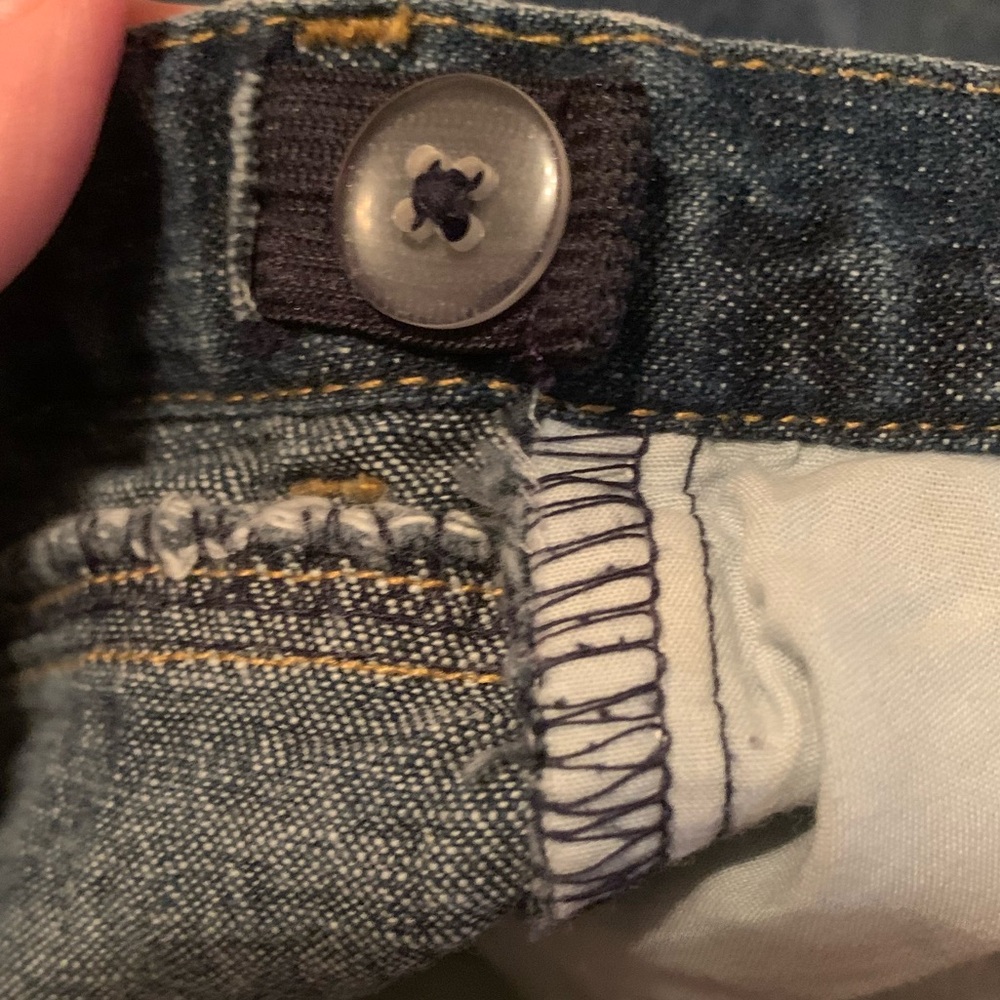 Vintage Gymboree Freshly Picked Gingham Floral Lace Top Jeans Lot 2T Adjustable - Picture 11 of 13